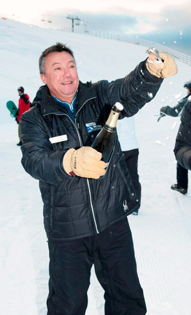  Hamish McCrostie at the 2012 Coronet Peak opening day.